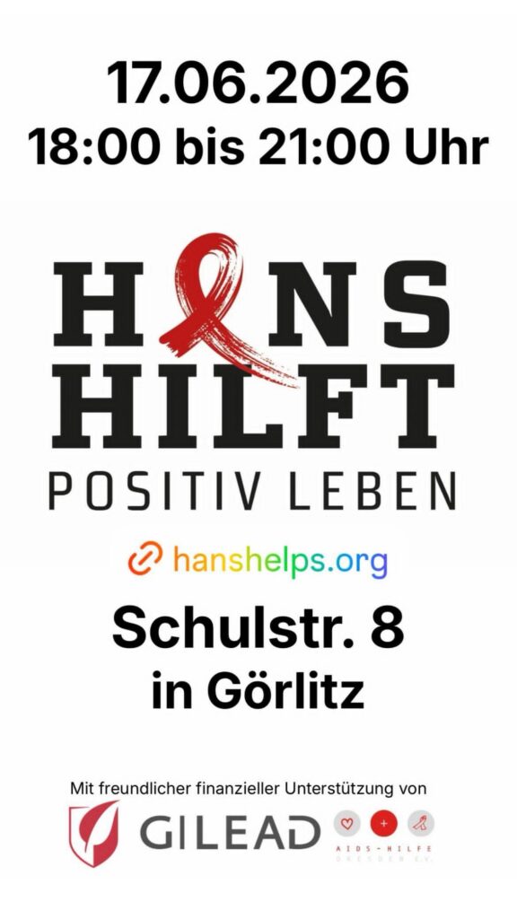 Poster Hans hilft 17.08.2026 18 bis 21 Uhr, Schulstraße 8, Görlitz
